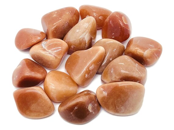 Red Aventurine Tumbled Stone – Crystal Aventurine – Healing Stone - TU1179