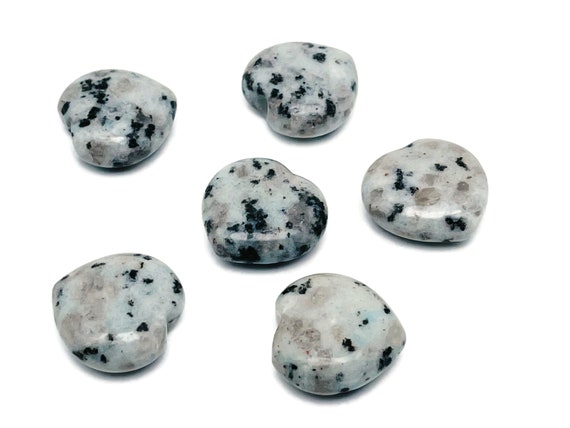 Kiwi Jasper Heart Gemstone – Jasper Heart Crystal - Healing Stones – Carving Heart - Natural stones - 2.5cm - HE1142