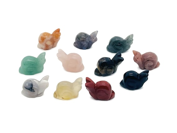 Crystal Snail Carving - Crystal Animal - Crystals Chakra - Animal Carved Craft Gifts - Energy Gift for her - ANMIX2