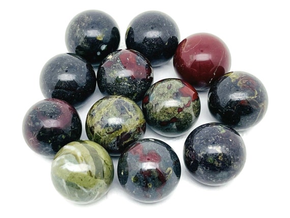 Dragon Blood Jasper Sphere Gemstone – Crystal Sphere - Healing Stone – Crystal Ball – Crystal Décor – 20mm - SP1017