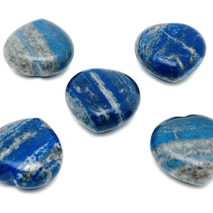 Lapis Lazuli Heart Gemstone – Gemstone Heart - Healing Stones – Carving Heart - Natural stones - 4cm - HE1244