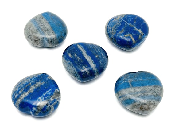 Lapis Lazuli Heart Gemstone – Gemstone Heart - Healing Stones – Carving Heart - Natural stones - 4cm - HE1244
