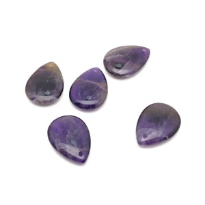 Amethyst Dainty Drop Crystal Pendants - Gemstone Necklace Pendant - Luxury Jewelry - DIY Jewelry Making - NC1639