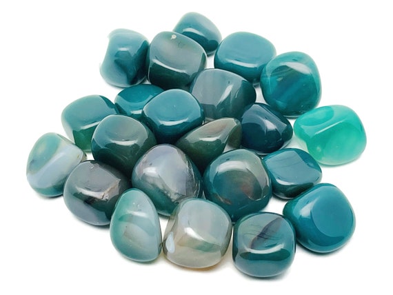 Green Agate Tumbled Stone - Agate Gemstone – Healing Crystals - Agate Crystal – TU1226