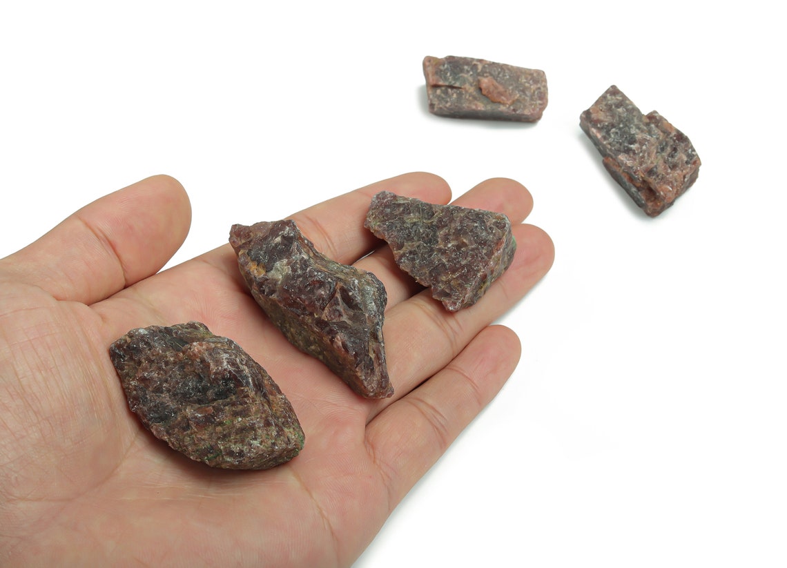 Raw Garnet Stone Rough Crystal Stone Gemstone Crystal - Etsy
