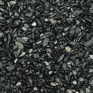 Black Tourmaline Chips Gemstone Chips Crystal Semi Tumbled Chips Bulk Crystal 2-6mm CP1082 image 3