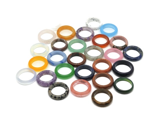 Crystal Ring – Genuine Gemstone Rings - Jewelry Making Supplies - MIXRI