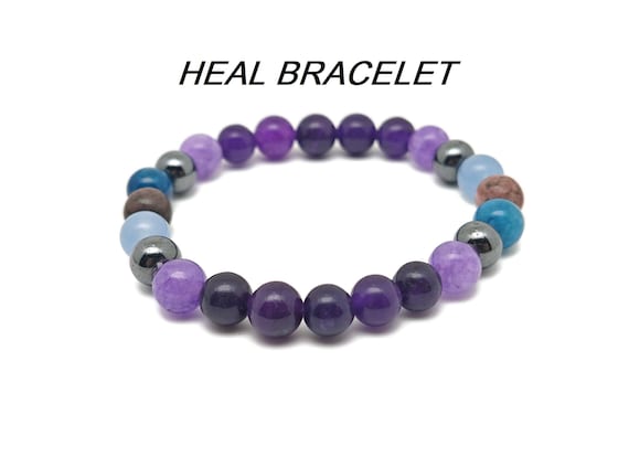 Heal Gemstone Bracelet - Handmade Crystal Bracelet - Men&Women Stretchy Bracelet - Gift for Her - Choose Your Bracelet - YY1019