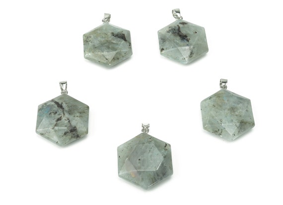 Labradorite Star Pendant - Crystal Pendant – Natural Necklaces - Jewelry Making Supplies - NC1059