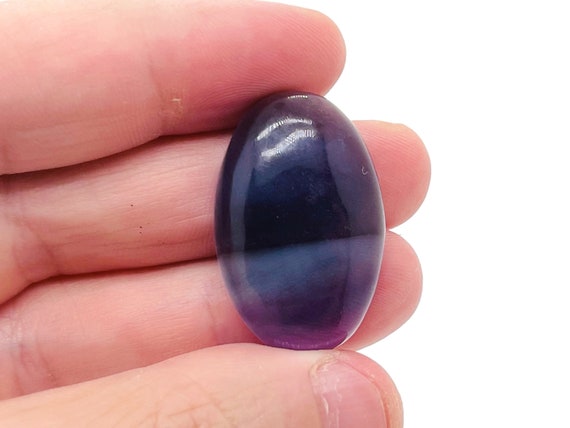 Fluorite Flat Crystal Carving – Fluorite Carved Gemstone – Healing Crystal – Best Quality - Home Decor - Gifts - CA1038