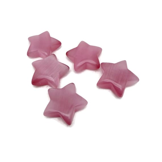 Star Pink Cats Eye Gemstone - Transformation & Inner Strength - ST1073