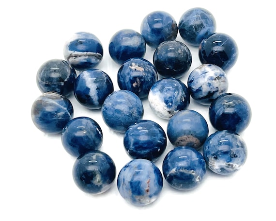 Sodalite Sphere Crystal - Sphere Sodalite Ball - Crystal Sphere -Natural Healing Stone - Sphere Gemstone – 16mm - SP1074