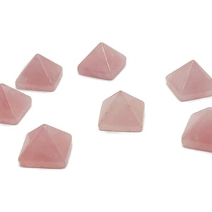 Rose Quartz Pyramid Crystal – Crystal Pyramid – Healing Crystal – Crystal Gemstone - PY1001