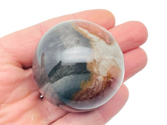 Ocean Jasper Sphere Stone A++ – Crystal Ball - Healing Crystal Stones – Crystal Décor – 40-50mm - BA1021