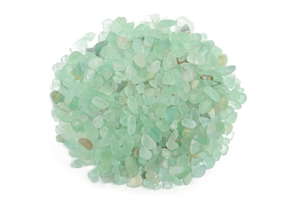 Green Fluorite Chips – Crystal Chips  - Natural Tiny Fluorite Chip - 5-10mm - CP1158