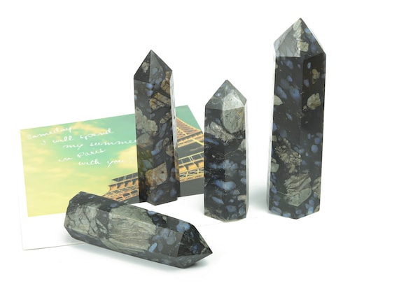 Que Sera Obelisk Tower Stone – Obelisk Tower Point Crystals – Meditation Gemstone - Gifts - TW1008