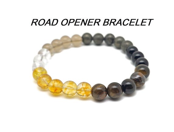Road Opener Gemstone Bracelet - Handmade Crystal Bracelet - Men&Women Stretchy Bracelet - Gift for Her - Choose Your Bracelet - YY1017