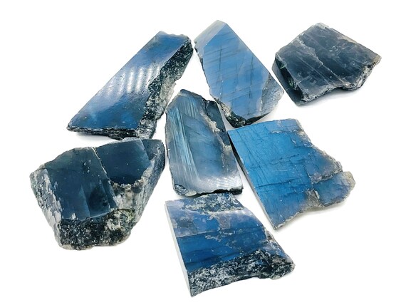 Labradorite Slab Crystal - Flat Disk Stone – Worry Stone - Healing Crystals – FL1068