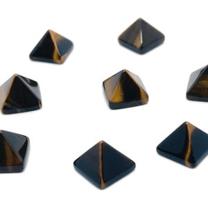 Tigerauge Pyramide Kristall – Kristallpyramide – Heilkristall – Kristall Edelstein - PY1002
