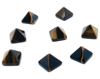 Tiger Eye Pyramid Crystal – Crystal Pyramid – Healing Crystal – Crystal Gemstone - PY1002