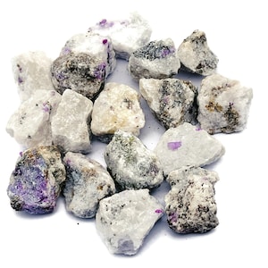 Ruby in Marble Stone Raw – Rough Marble Matrix Stone - Natural Stone - Chunk Gemstone - Healing Crystal - RA1210