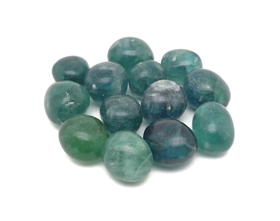 Green Fluorite Tumbled Stone – Green Fluorite Stone - Natural Green Gemstone - Green Gemstone - TU1143