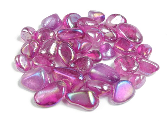Purple Aura Quartz Tumbled – Aqua Aura Crystal – Healing Stone - TU1165
