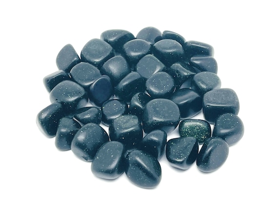 Green GoldStone Tumbled Stone – Natural Stone Gold – Loose Gemstones - Natural Green GoldStone  - TU1303