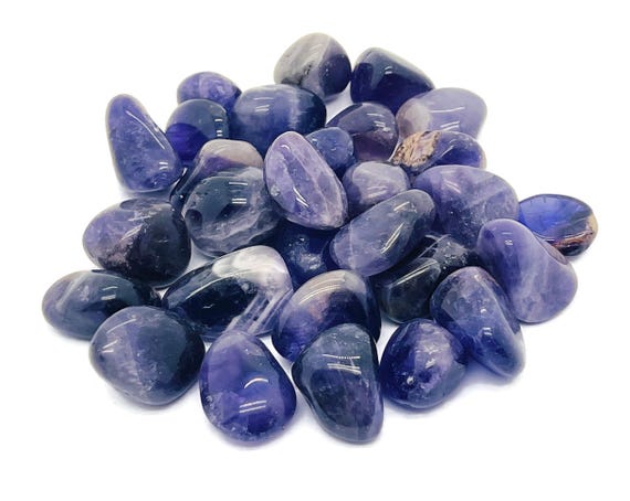 Amethyst Tumbled Stone - Amethyst Gemstone - Natural Gemstone –Purple Loose Gemstone - Love - TU1007