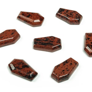 Mahogany Obsidian Coffin Crystal - Cabochon - Crystal Carving - 3cm CO1007