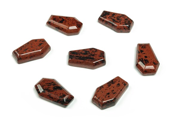 Mahogany Obsidian Coffin Crystal - Cabochon - Crystal Carving - 3cm CO1007