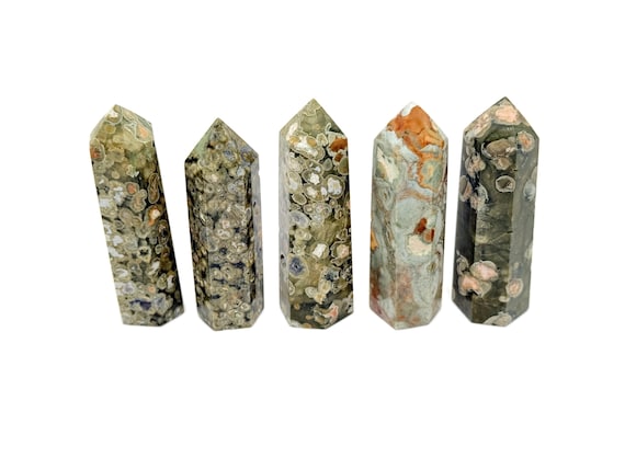 Rhyolite Obelisk Tower Stone - Rainforest Gemstone Tower - Meditation Gemstone - Crystal Gifts - Home Crystal Decor - TW1160