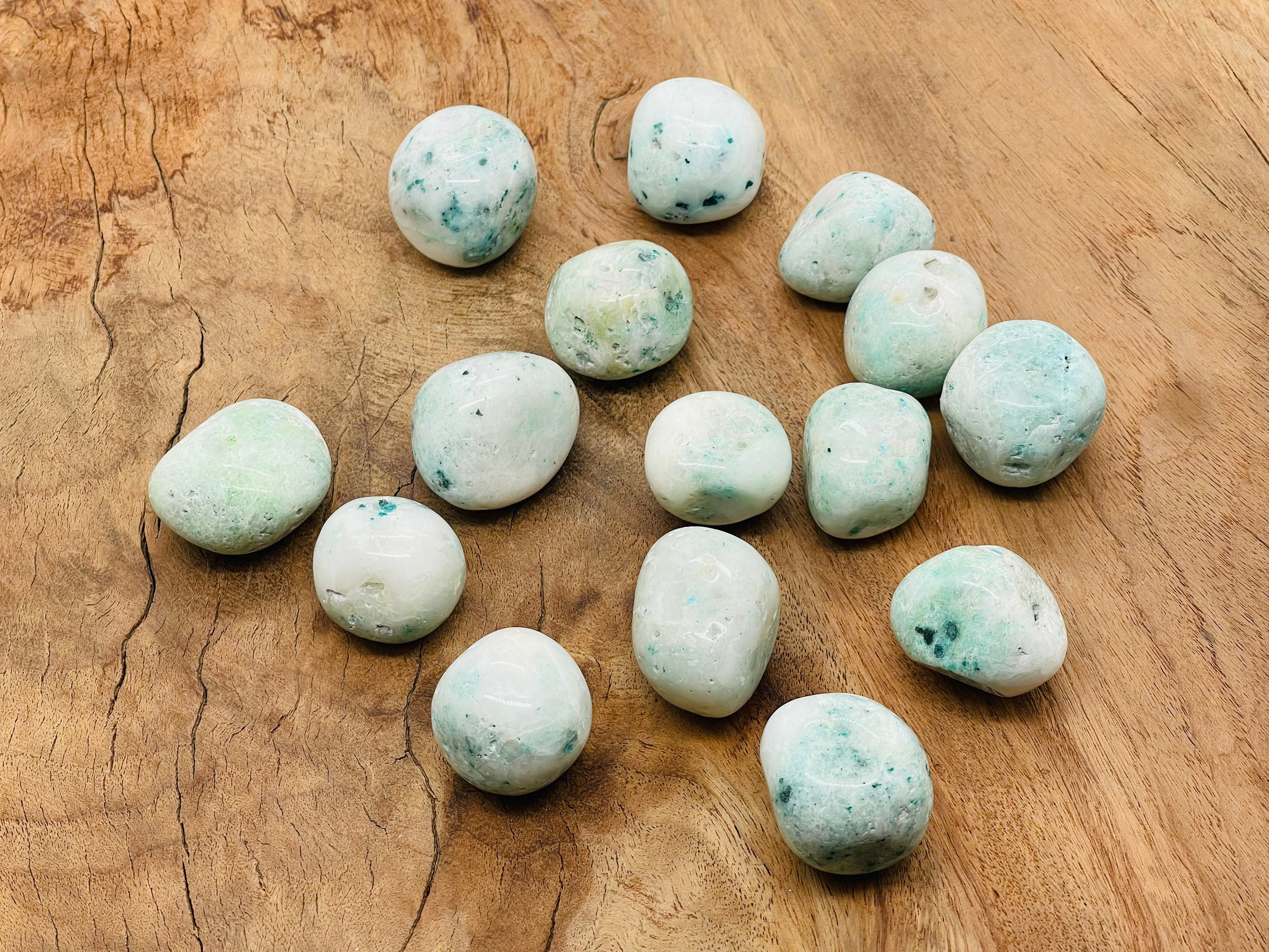 Phoenix Stone Quantum Quattro Crystal Tumbled Stones, Peru
