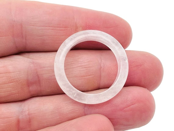 Clear Quartz Ring - Crystal Ring – Natural Clear Quartz - Jewelry Making Supplies - RI1020