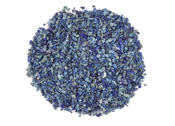 Lapis Lazuli Chips – Lapis Lazuli Gemstone Undrilled Chips – Natural Lapis Lazuli Bulk – Home Decor 2-6mm - CP1010