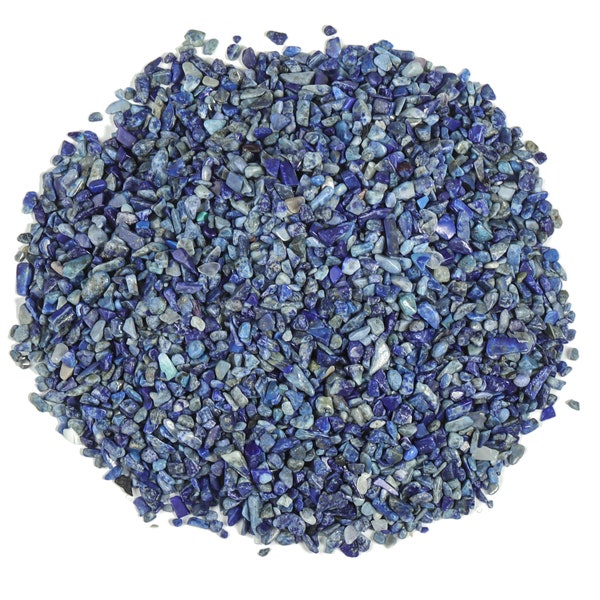 Lapis Lazuli Chips – Lapis Lazuli Gemstone Undrilled Chips – Natural Lapis Lazuli Bulk – Home Decor 2-6mm - CP1010