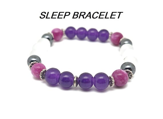 Sleep Gemstone Bracelet - Handmade Crystal Bracelet - Men&Women Stretchy Bracelet - Gift for Her - Choose Your Bracelet - YY1008