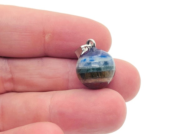 Chakra Crystal Pendant - Amethyst - Lapis Lazuli - Sodalite - Aventurine -Tiger Eye - Red Jasper - Gifts - NC1003