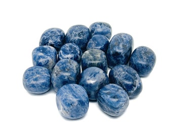 Sodalite Tumbled Stone - Gemstone Sodalite - Meditation Crystals - Blue Lucky Stone – TU1273