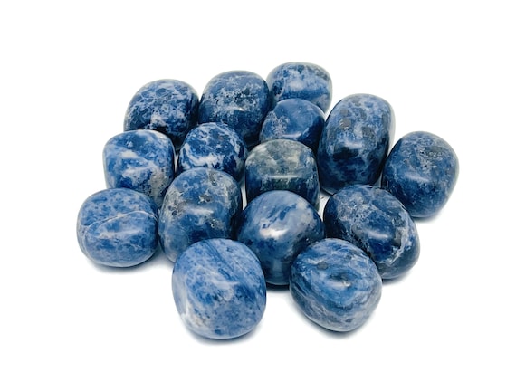 Sodalite Tumbled Stone - Gemstone Sodalite - Meditation Crystals - Blue Lucky Stone – TU1273