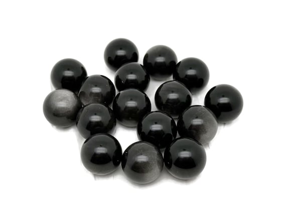Silver Obsidian Sphere Gemstone – Crystal Sphere - Healing Stone – Crystal Ball – Crystal Décor – 20mm - SP1131