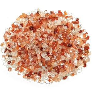 Carnelian Chips - Tumbled Crystal Chips - Natural Carnelian Chips - Healing Carnelian Stones - 2-6mm - CP1090