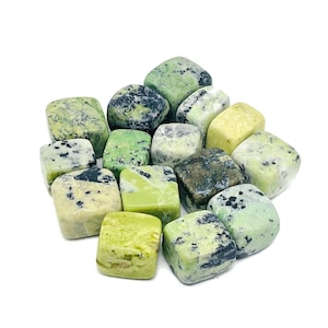 Green Serpentine Tumbled Stone - Bulk Wholesale Crystals - Serpentine Natural Tumbled Stone - Healing Crystals - TU1281