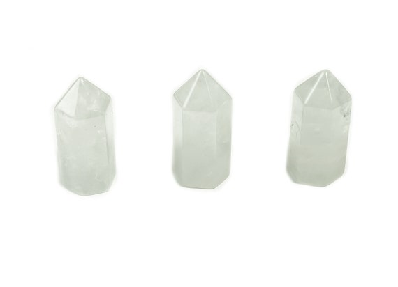 Clear Quartz Obelisk Tower  – Obelisk Clear Quartz Crystal Tower – Clarity gemstone – Natural Healing Clear Quartz – 3.5cm – TW1091