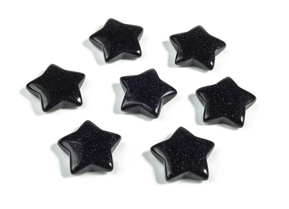 Blue Goldstone Star Gemstone - Star Blue Goldstone – Blue Star Gemstone - Blue Natural Gemstone - Blue Star Stone – 3cm - ST1027