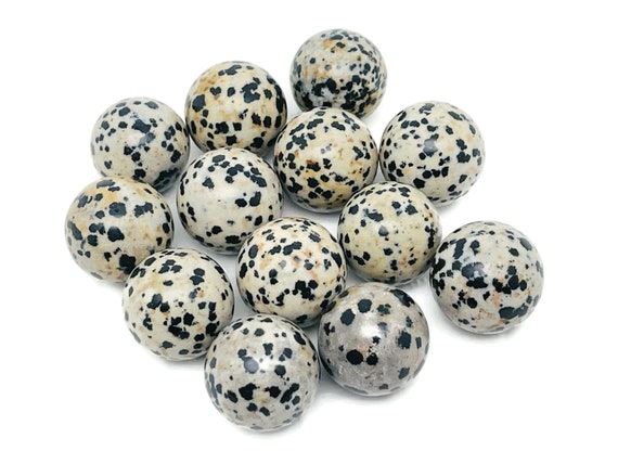 Dalmatian Jasper Sphere Gemstone – Crystal Sphere - Healing Stone – Crystal Ball – Crystal Décor – 20mm - SP1020