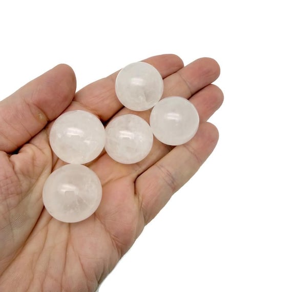 Clear Quartz Natural Crystal Sphere – Healing Crystal Balls for Home – 25mm - SP1168