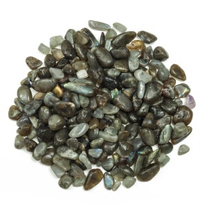Labradoriet Chips – Edelsteenchips – Kristal Semi Getrommelde Chips - Bulk Kristal - 7-15mm - CP1050