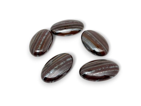 Tiger Iron Palm Stone  - Mugglestone Palm Stone - Meditation Worry Stone - Crystal Healing - 5cm - PA1052