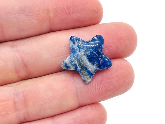 Lapis Lazuli Star Gemstone – Star Carving Star – Mini Star Crystal Stone – Healing crystal – 2cm – ST1005